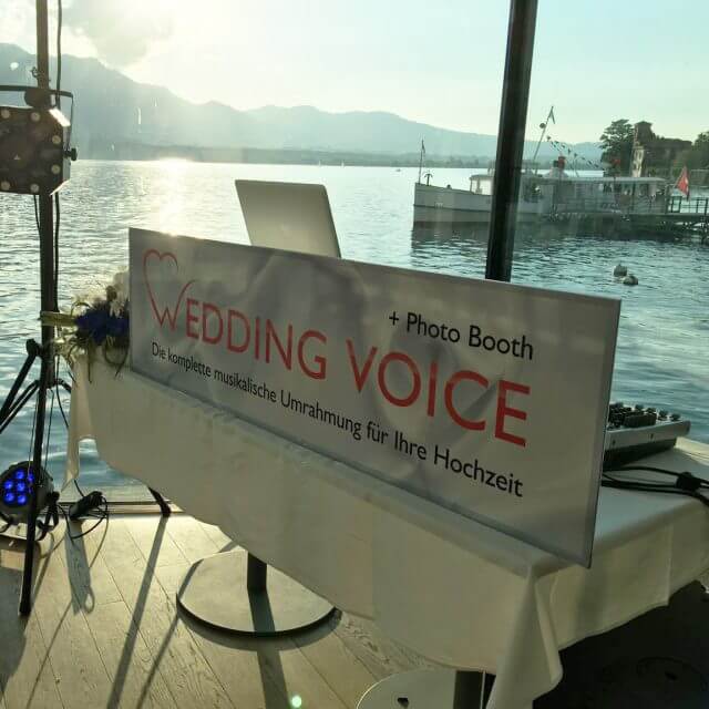 Hochzeit am See Thun mit DJ von Wedding Voice